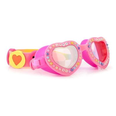 Bling2o Charming Two Heart Pink Çocuk Deniz Gözlüğü
