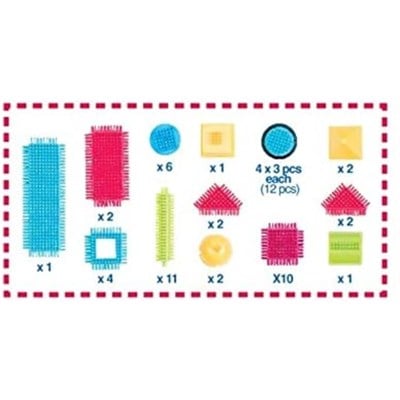 Bristle Blocks Yapı Oyuncakları Basic Set 56 Parça