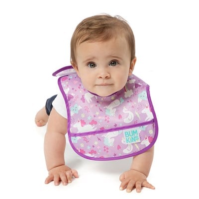 Bumkins Başlangıç Önlüğü (3-9 ay) 2li Paket - Rainbows & Unicorns