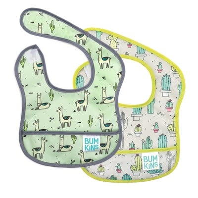 Bumkins Başlangıç Önlüğü (3-9 ay) 2li Paket - Cacti & Llama
