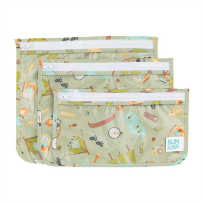 Bumkins Şeffaf Seyahat Çantası - Camp Gear
