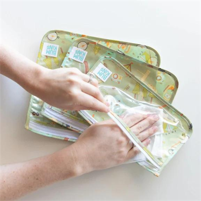 Bumkins Şeffaf Seyahat Çantası - Camp Gear