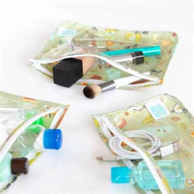 Bumkins Şeffaf Seyahat Çantası - Camp Gear