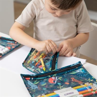 Bumkins Şeffaf Seyahat Çantası - Jungle