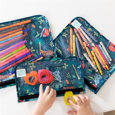 Bumkins Şeffaf Seyahat Çantası - Jungle