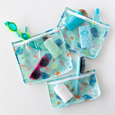 Bumkins Şeffaf Seyahat Çantası - Ocean Life