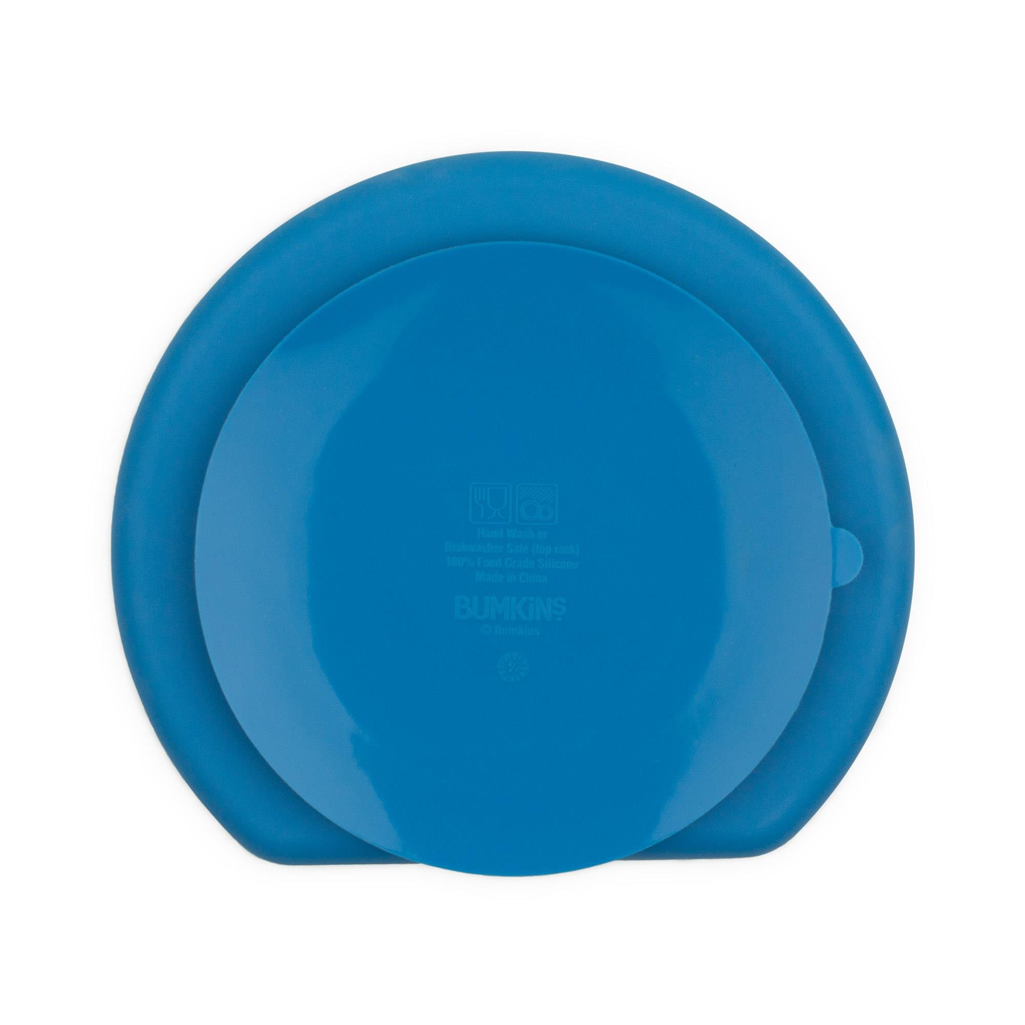 Bumkins Silikon Vakumlu Tabak - Koyu Mavi
