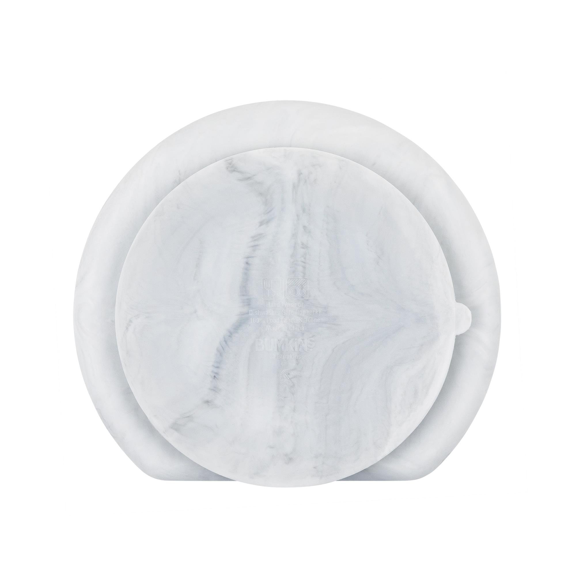 Bumkins Silikon Vakumlu Tabak - Marble