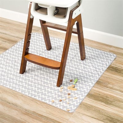 Bumkins Splat Mat / Çok Amaçlı Örtü - Gray Chevron
