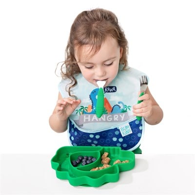 Bumkins Superbib Önlük 3'lü Paket - Hangry, Dinosaurs, Blue Tropic