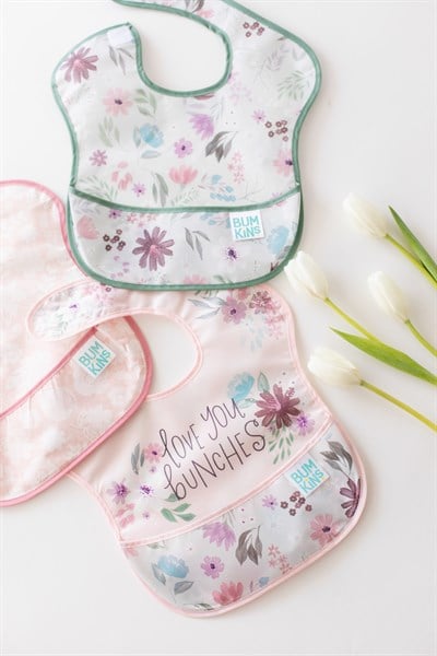 Bumkins Superbib Önlük 3'lü Paket - Love You Bunches
