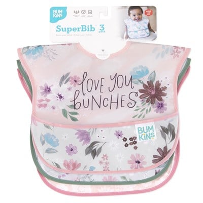 Bumkins Superbib Önlük 3'lü Paket - Love You Bunches