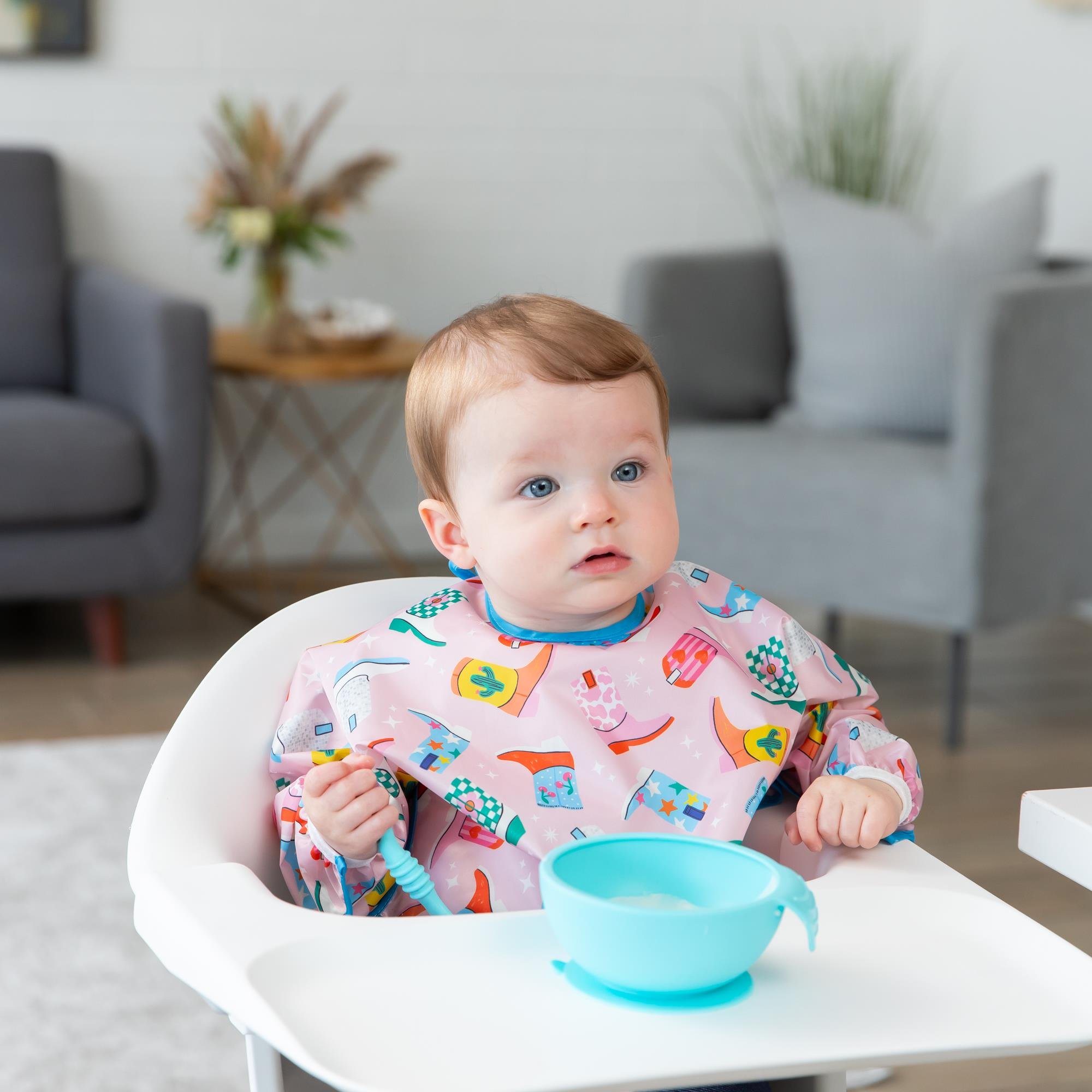 Bumkins Uzun Kollu Önlük (6-24 ay) - Boots