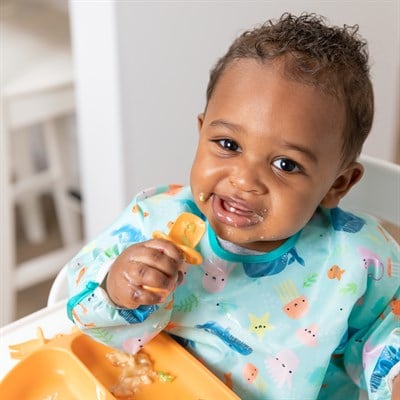 Bumkins Uzun Kollu Önlük (6-24 ay) - Ocean Life