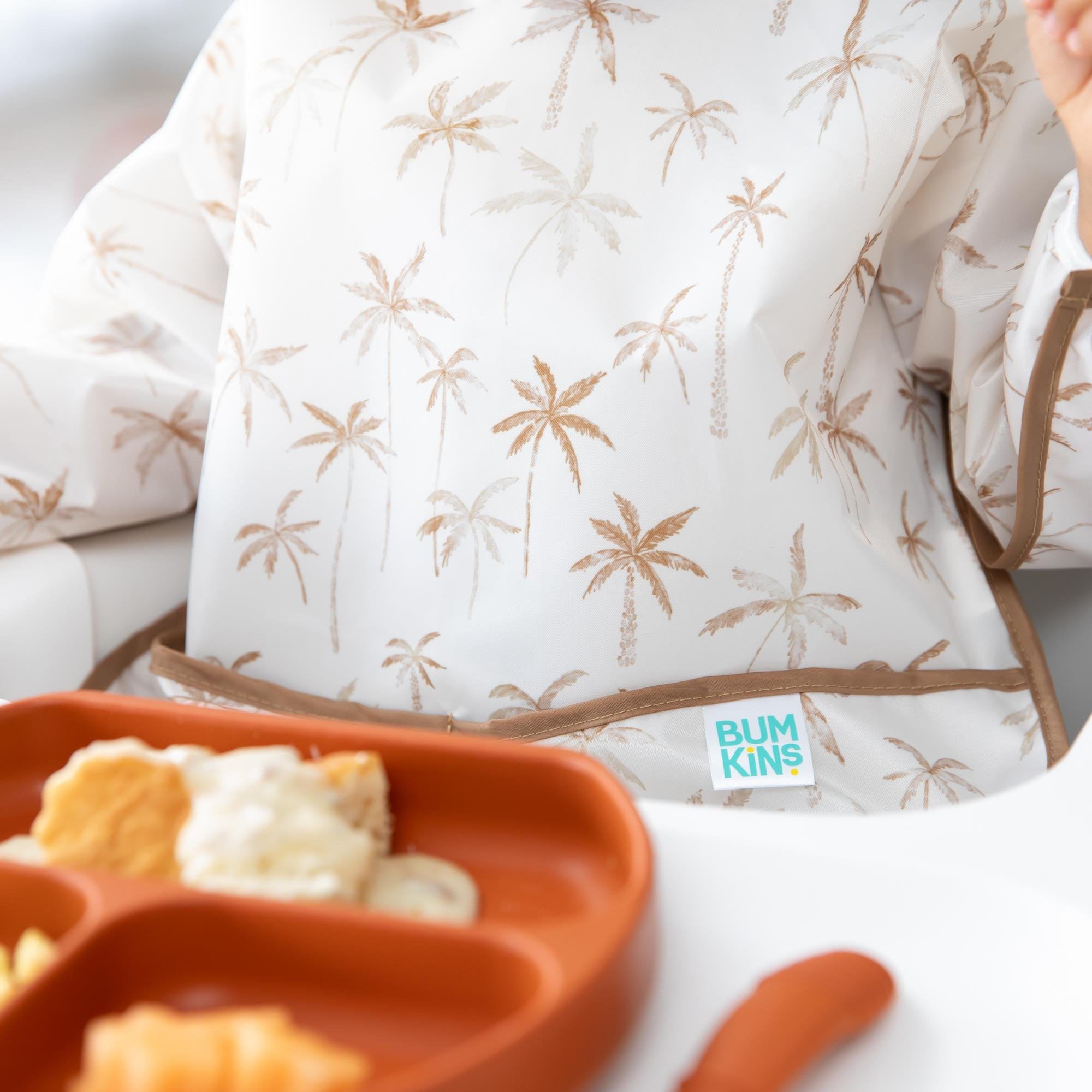 Bumkins Uzun Kollu Önlük (6-24 ay) - Palm Daze