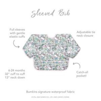 Bumkins Uzun Kollu Önlük (6-24 ay) - Sanrio Hello Kitty