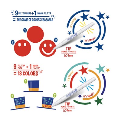 Carioca Sihirli Keçeli Boya Kalemi 20 Renk