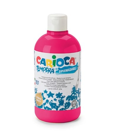 Carioca Süper Yıkanabilir Guaj Boya - 500 ml (Fuşya)