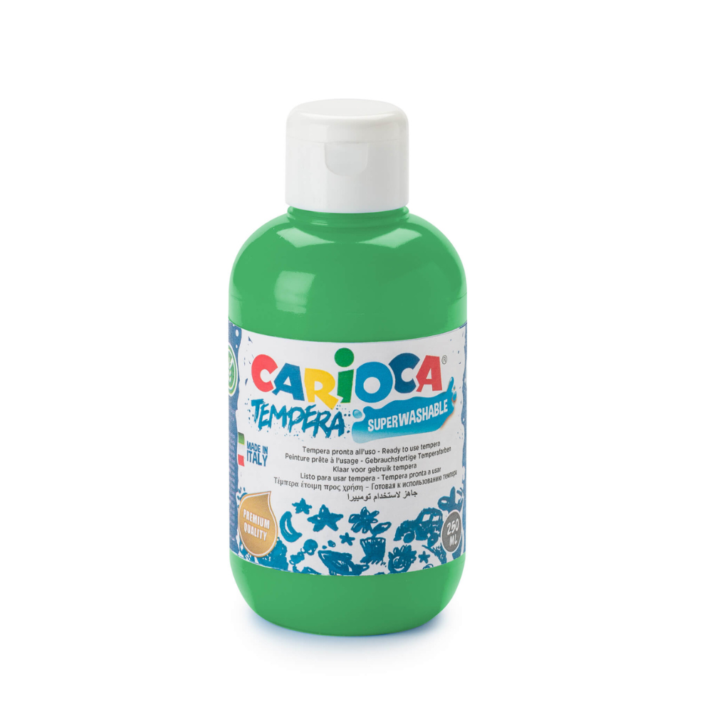 Carioca Tempera Boya (Süper Yıkanabilir) 250ml - Yeşil