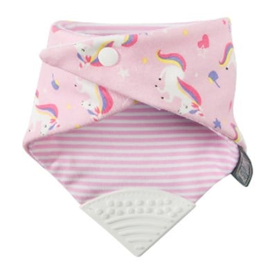 Cheeky Chompers Diş Kaşıyıcılı Fular Önlük Unicorn Love