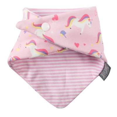Cheeky Chompers Neckerbib İkili Fular Önlük Unicorn & Dots