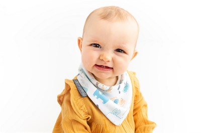 Cheeky Chompers Neckerbib İkili Fular Önlük - Midnight Star& Cheeky Animals