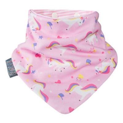 Cheeky Chompers Neckerbib İkili Fular Önlük Unicorn & Dots