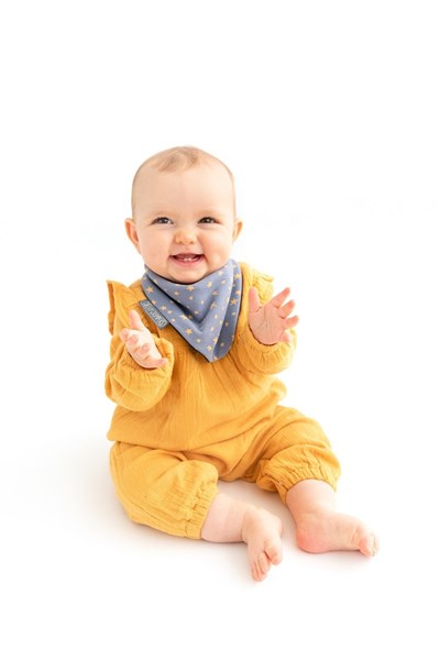 Cheeky Chompers Neckerbib İkili Fular Önlük - Midnight Star& Cheeky Animals