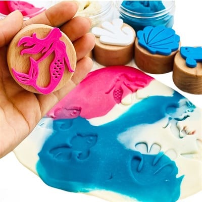 Childgen Ahşap Damga - Deniz Kızı