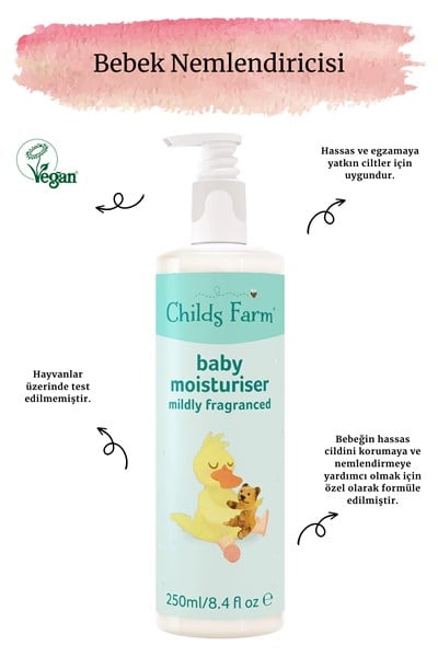 Childs Farm Hafif Kokulu Bebek Nemlendirici 250ml