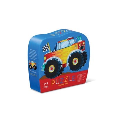 Crocodile Creek Mini Puzzle Monster Truck 12 Parça