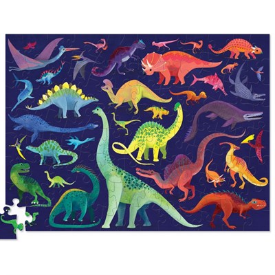 Crocodile Creek Puzzle - 100 Parça - Dinozor Dünyası