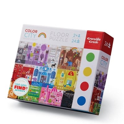 Crocodile Creek Puzzle Şehir 24 Parça