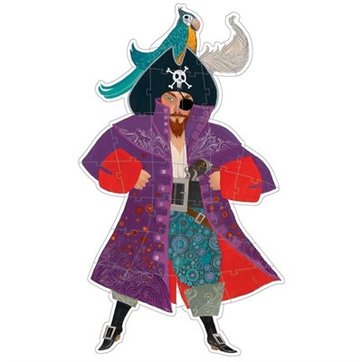 Djeco Dekoratif Puzzle 36 Parça/ Elliott The Pirate
