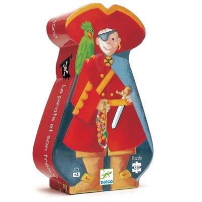 Djeco Dekoratif Puzzle 36 Parça/The Pirate And His Treasure