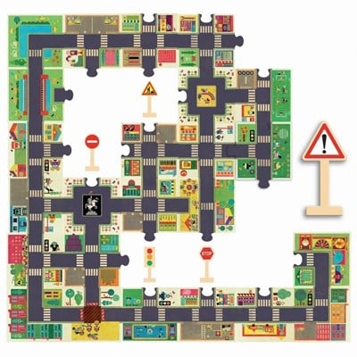 Djeco Dev Puzzle 24 Parça/ The City