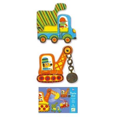 Djeco İkili Puzzle/ Vehicles