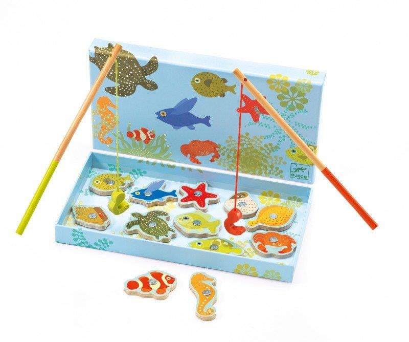 Djeco Mıknatıslı Balık Yakalama Oyunu / Fishing Tropic 