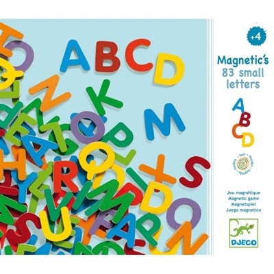 Djeco Mıknatıslı Oyunlar / 83 Small Magnetic Letters