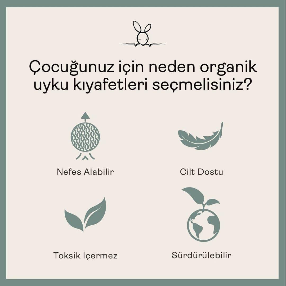 Ergopouch Organik Pamuk Pijama Takımı (1.0 TOG) - Savannah