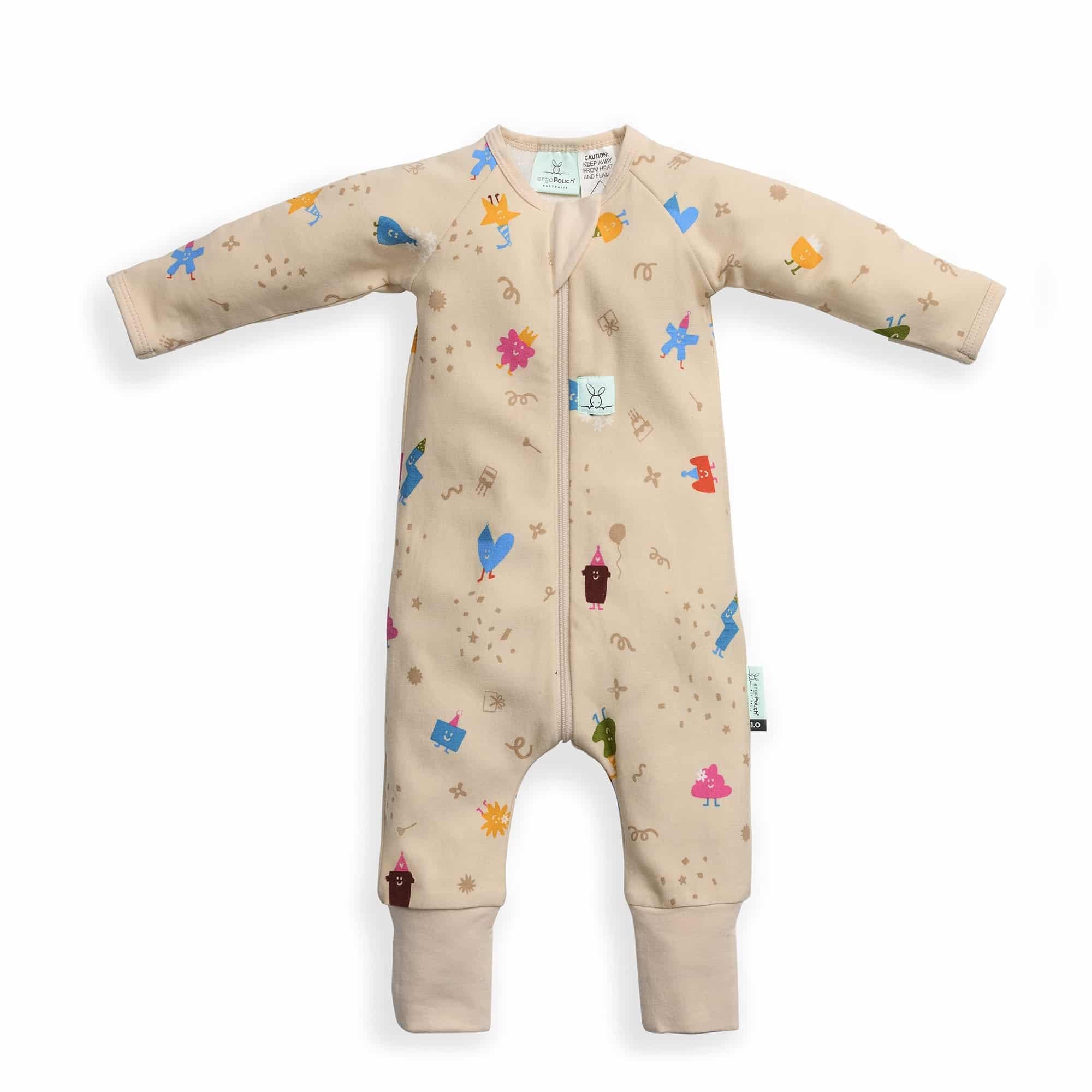 Ergopouch Patikli Bambu Uyku Tulumu 0.2 Tog - Birthday Blobs