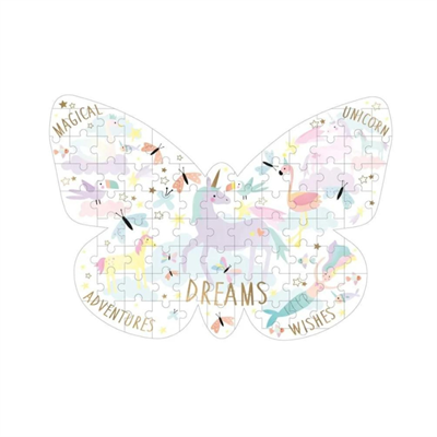 Floss & Rock 80 Parça ‘'Kelebek'' Şekilli Yap – Boz / Fantasy