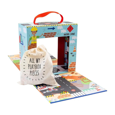 FLOSS & ROCK Ahşap Figürlü Oyun Kutuları / Construction