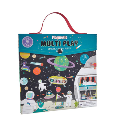 Floss & Rock Mıknatıslı Çoklu Oyun Seti / Space