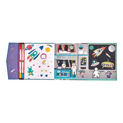Floss & Rock Mıknatıslı Çoklu Oyun Seti / Space