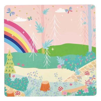 Floss & Rock Mıknatıslı Kutu Oyunları – 4'ü 1 arada / Rainbow Fairy