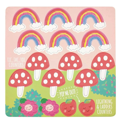 Floss & Rock Mıknatıslı Kutu Oyunları – 4'ü 1 arada / Rainbow Fairy