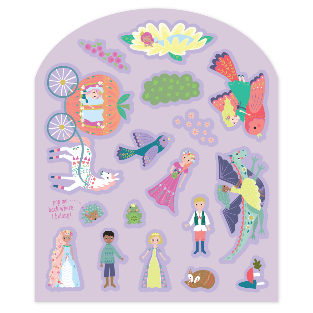 Floss & Rock Tak Çıkart Sticker Oyun Sahnesi/ Fairy Tale