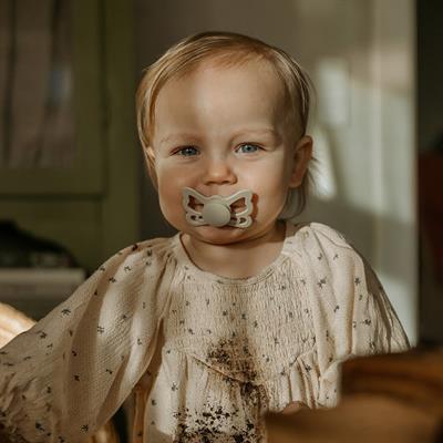 FRIGG Butterfly Silikon Emzik - Cream