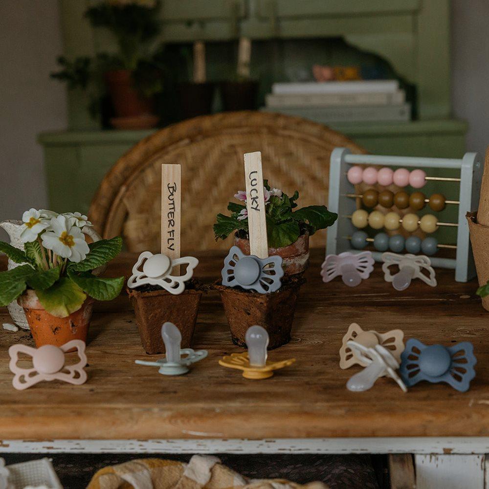 FRIGG Butterfly Silikon Emzik - Dusty Rose